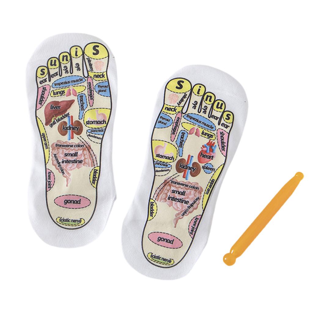 Relaxation Foot Massage Acupressures Reflexology Socks for Promote Blood Flow Great for Various Setting Gym and Home