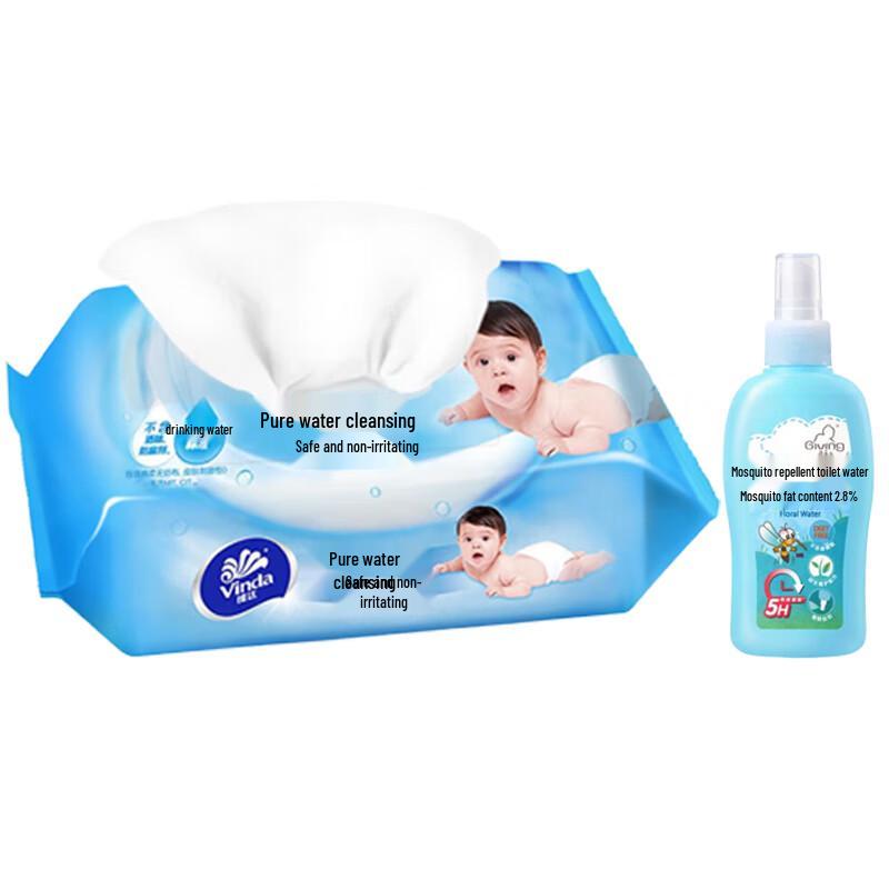 Vinda Baby Wipes & Mosquito Repellent Combo