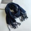 Direct Supply Of Solid Color Cotton And Linen Scarves, Spring And Summer Light And Breathable Sunscreen Scarves, Fashionable Fringed Silk Scarves