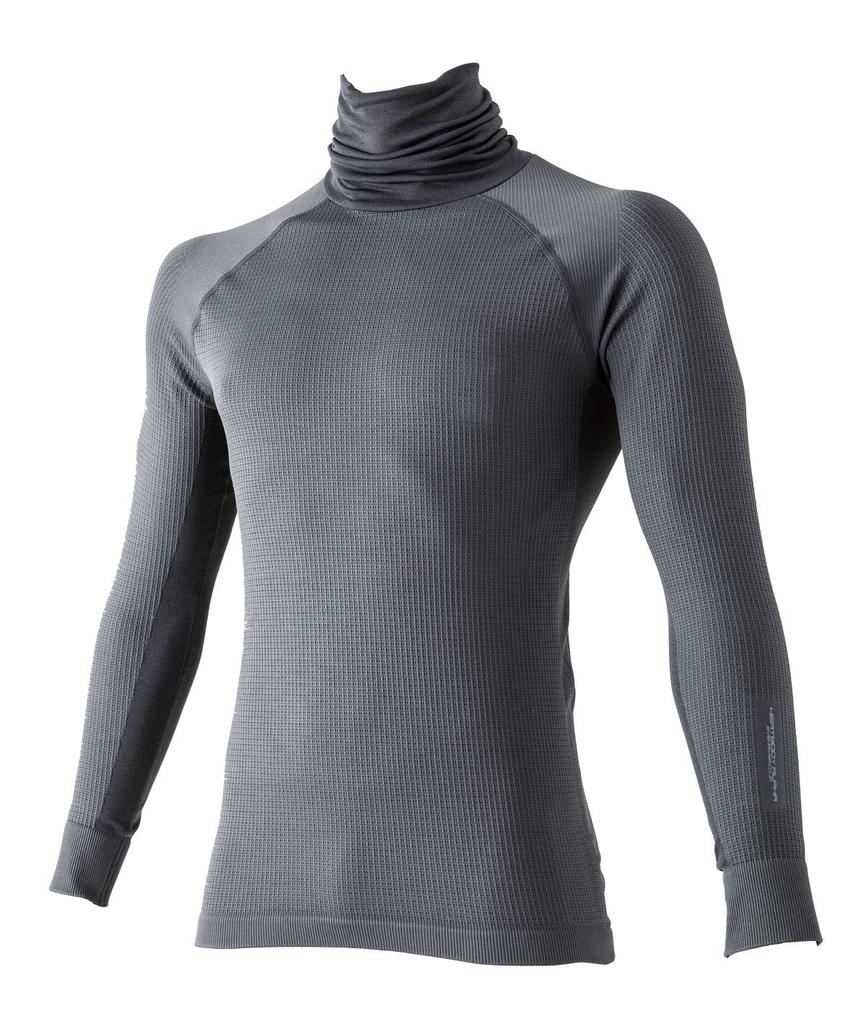 EVEN RIVER Heat Body Alpha Turtleneck, Fall/Winter, GTS-06 08, Gray, Size M