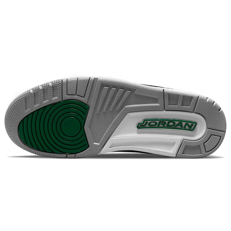 Air Jordan 3 Retro Pine Green Men Sneakers Black Cement-Grey White CT8532-030