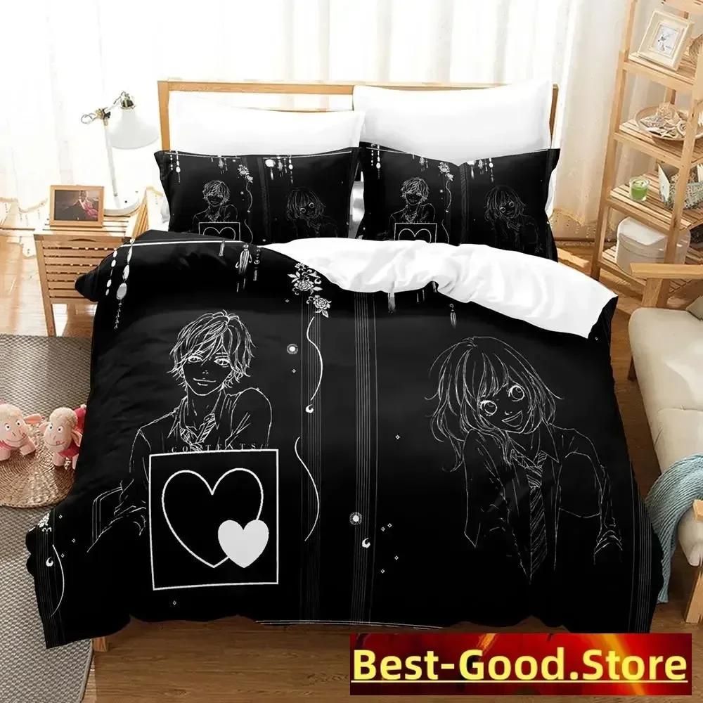 3D AO HARU RIDE Bedding Set Single Twin Printed Bed Set With Pillowcase Bed Duvet Cover Soft Single Double Queen Super King Size