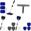 Car Windshield Cleaning Brush With Extendable Handle And Microfiber Cloth For Streakfree Glass Cleaning