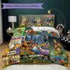 Halloween fantasy comedy adventure cartoon movie Scooby-Doo provides comfortable bedding covers and pillowcases for home use (without core) K12