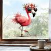 Cute Animal Window Cling Removable Cartoon Squirrel Raccoon Frog Panda Fox Glass Decals for Home Classroom Office Kids' Room Decor