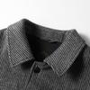 Herbst- und Winterwolle Revers Werkzeugversion Mittelalterlich und Jung Business Handgefertigt Beidseitige Wolljacke Warm