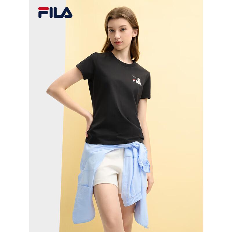 Fila Women s Embroidered Logo Knit Short Sleeve T-shirt