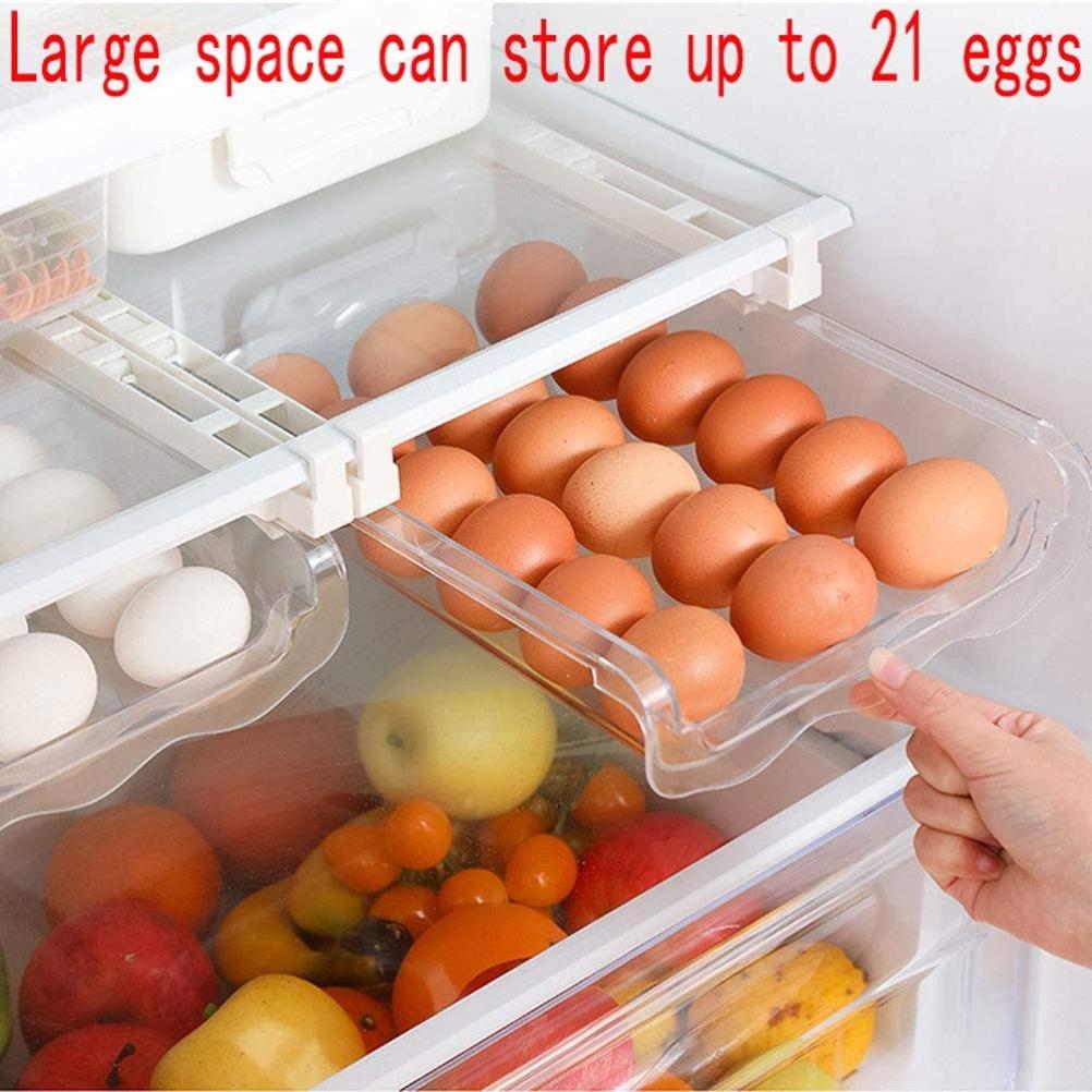 Eieraufbewahrungsregal Schublade Eieraufbewahrung Sicherheit Langlebig Küche Eieraufbewahrungsbehälter Kühlschrank Eierschublade