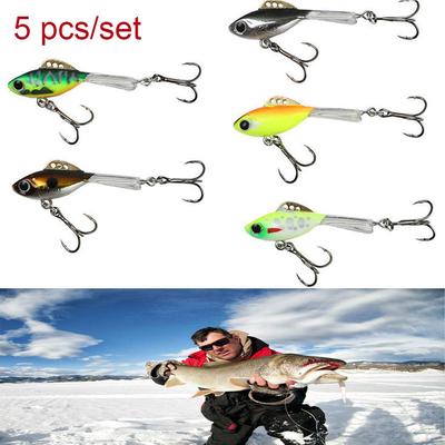 Red Ice Fishing Rod Top Section Winter Fishing Pole Portable Plastic Slag SpoonG