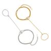 European and American Stainless Steel Zirconia Finger Bracelet - Light Luxury Fashion Jewelry Design