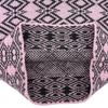 Prada Exzellenter Zustand Allover-Print Kaschmir-Strickoberteil für Herren, rosa und schwarz, Größe 44, UMB258 Oberteile 44 Rosa / SchwarzGebraucht