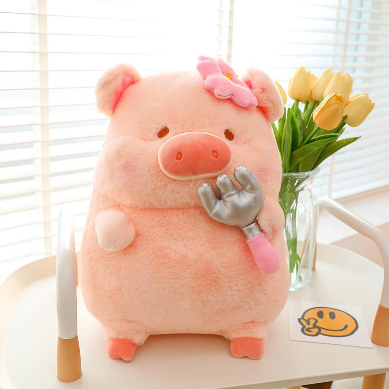 New Sakura Lulu pig plush toy gluttonous pig doll rag doll throw pillow sleeping doll holiday gift