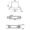 DC Voltage Transmitter 0-75mV 100V 50V Voltage Input 4-20mA Output Volatge Transducer Factory Supply DC Voltage Sensor