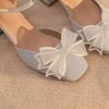 Gold Silber Frauen Sandalen Med Heel Kleine Große größe 33 52