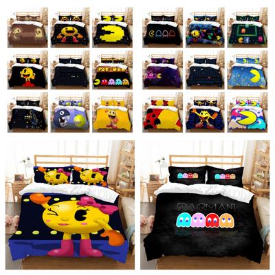 Home Textiles for Birthday Gift Pac-Man 3D Printed Pillowcase Microfiber Bed Set Cover Comforter Cover Sets