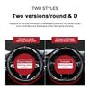Car Leather Carbon Fiber Non-slip Steering Wheel Cover Car Accessories For BMW 50th Kith M E36 E46 E90 E60 F10 F30 E39 X4 X5 X6