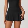 New A-Line One-Piece Short Skirt For Women, Tight Fit, High Waist, Yoga, Running, Fitness, Anti Glare Sports Skirt For Women