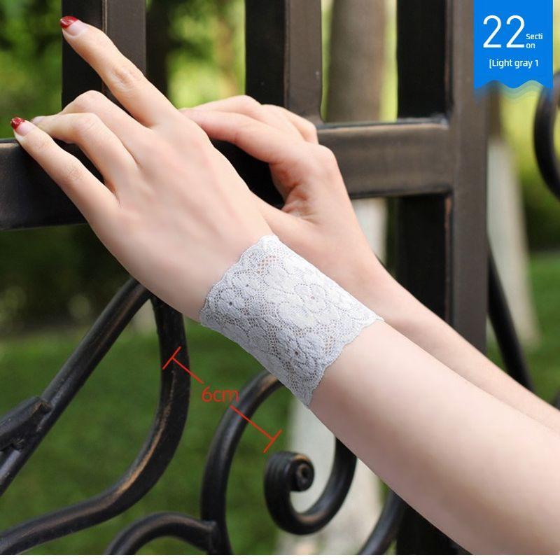 

Women s Scarring Fake Sleeve Lace Colorful Gloves 22 a pair All yards