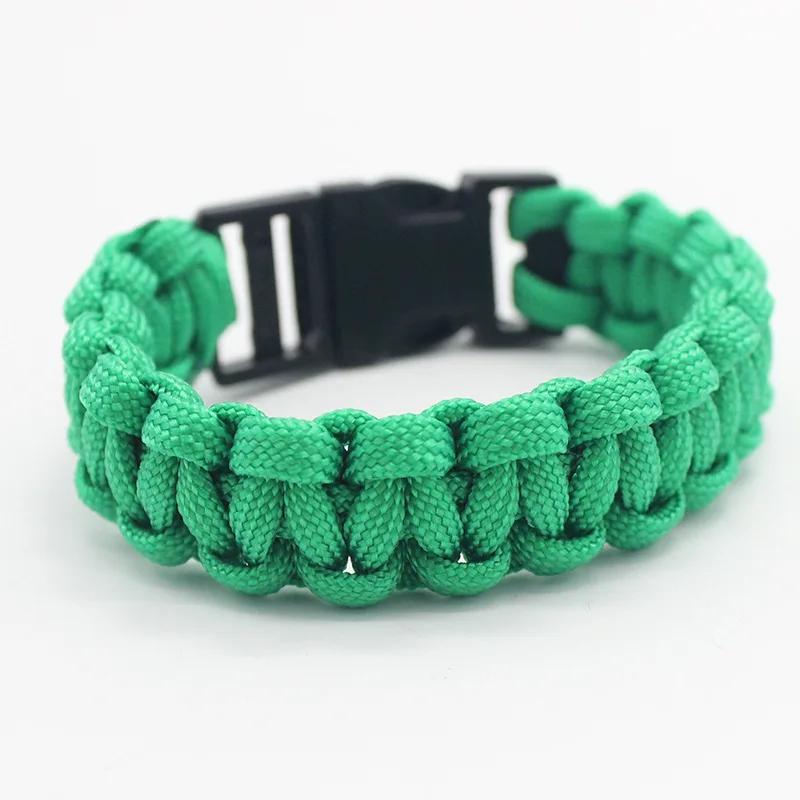 23cm siedmiordzeniowy Paracord Ucieczka outdoorowa Awaryjna pleciona lina EDC Kemping Survival Ratunkowa Bransoletka Narzędzia lina wspinaczkowa sznur
