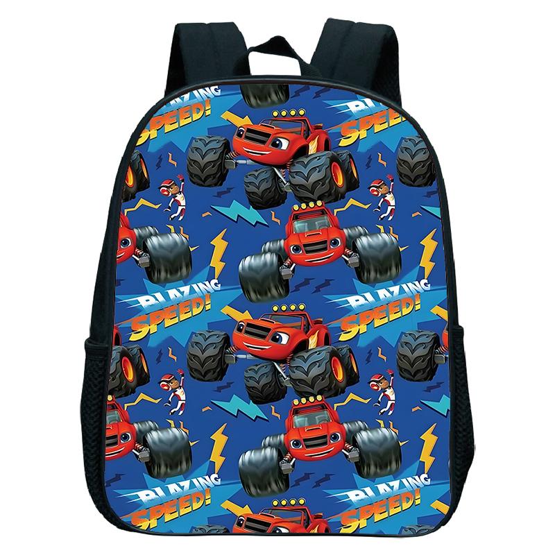 Blaze and the Monster Machines Backpack for Preschool Boys Girls Waterproof Children School Bags Kids Kindergarten Rucksack Gift