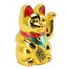 Plastic Maneki Neko Tabletop Ornament Gold Swing Arm Feng Shui Cat  Hotel Cafe Desktop Statue