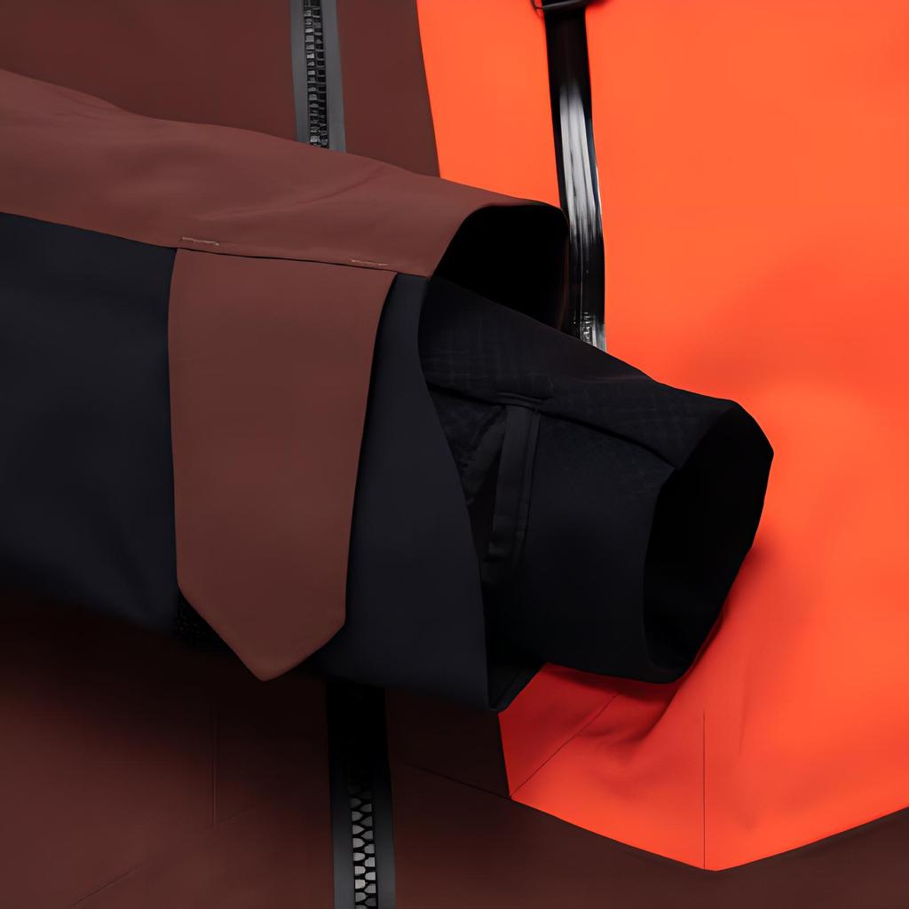 New SALOMON MOON PATROL Ski Top Men's Tomato Red C23309