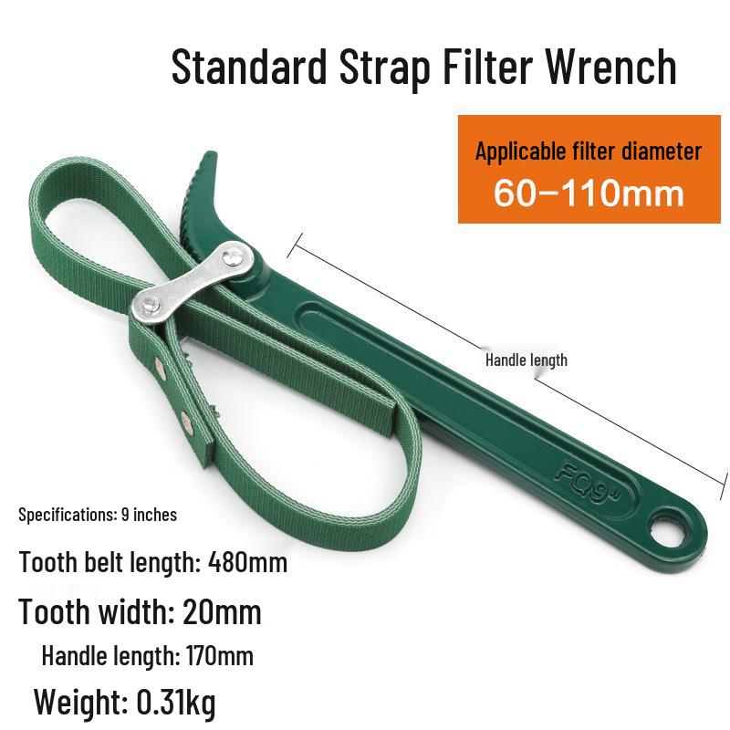 Non-slip Oil and Water Filter Wrench Tool