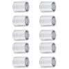 10 pezzi distanziali in lega di alluminio rotondi non filettati, supporti per distanziali, diametro esterno 10 mm-12 mm