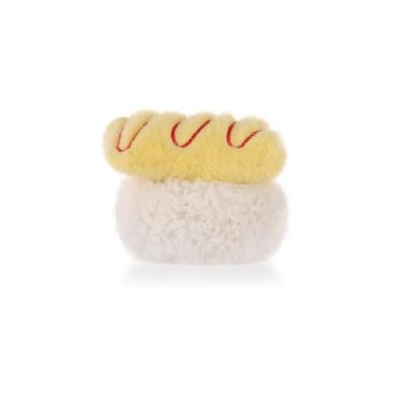 Apricot Lamb Tamagoyaki Sushi Plush Toy - Soft, Cute, Fluffy 9cm for Boys and Girls