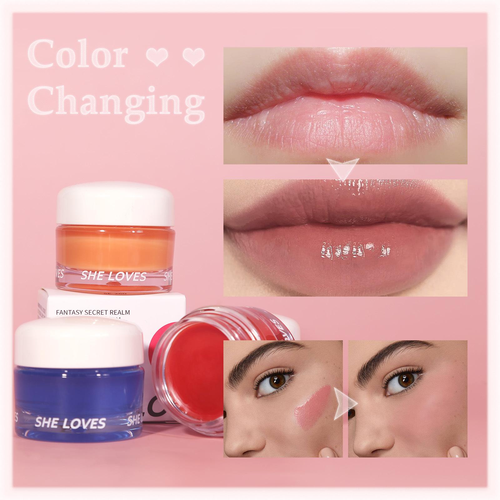

Color Changing Blush Cream Natural Nude Makeup Rouge Blush 04