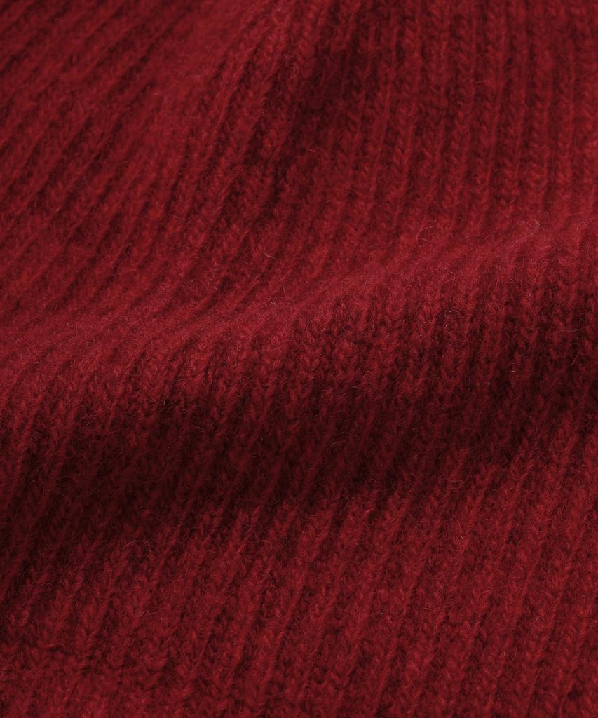 COVERNAT WOMAN Cloverheart Lambswool Beanie Red