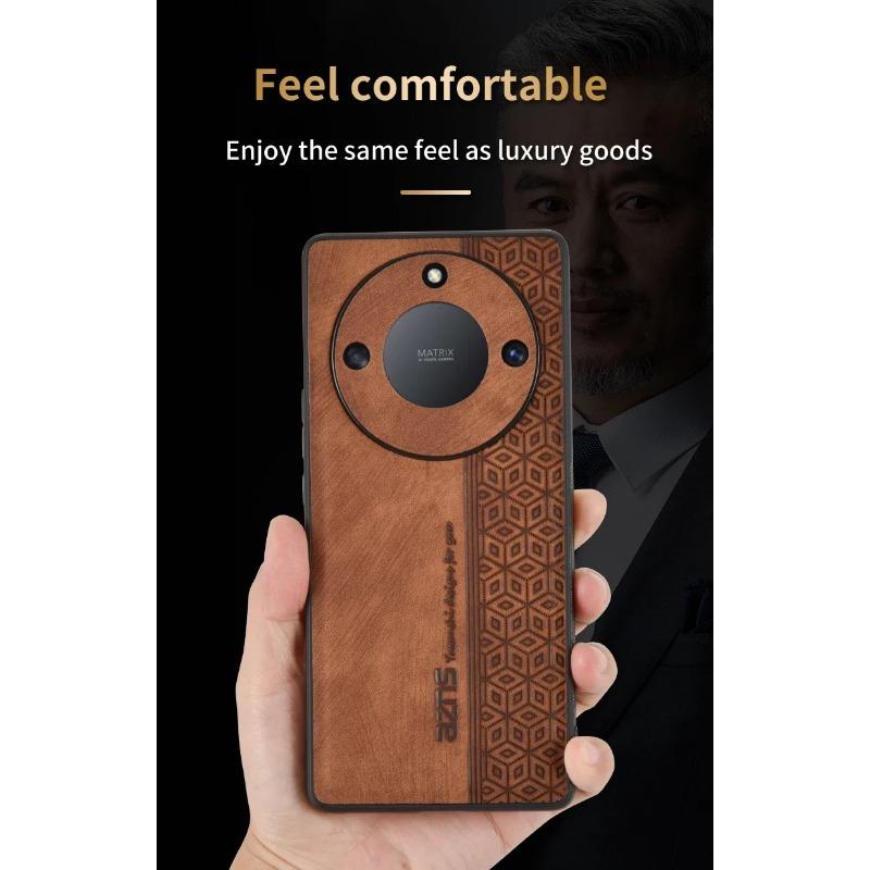 Luxury Business Leather Phone Case for Honor 100 90 80 70 60 Pro Shockproof Cover for Honor 80 SE 80GT 60SE Bumper Coque