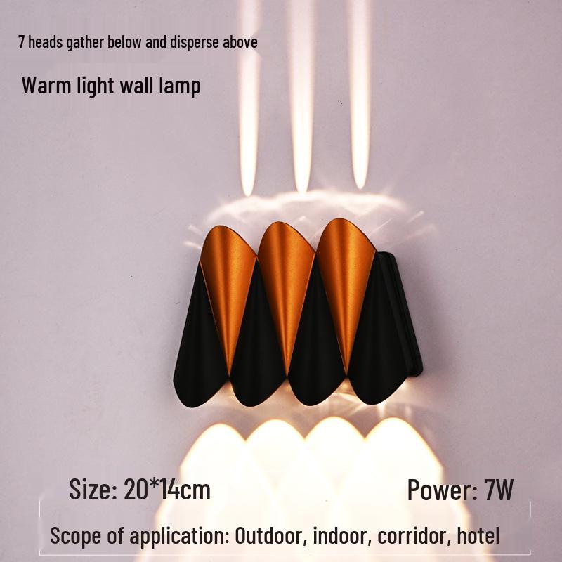 Airplane Series Outdoor Minimalist Wall Light for Villa, Courtyard, Balcony, Corridor, Aisle, or Stairway