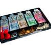 Cash Drawer with Five Compartments and Metal Clips