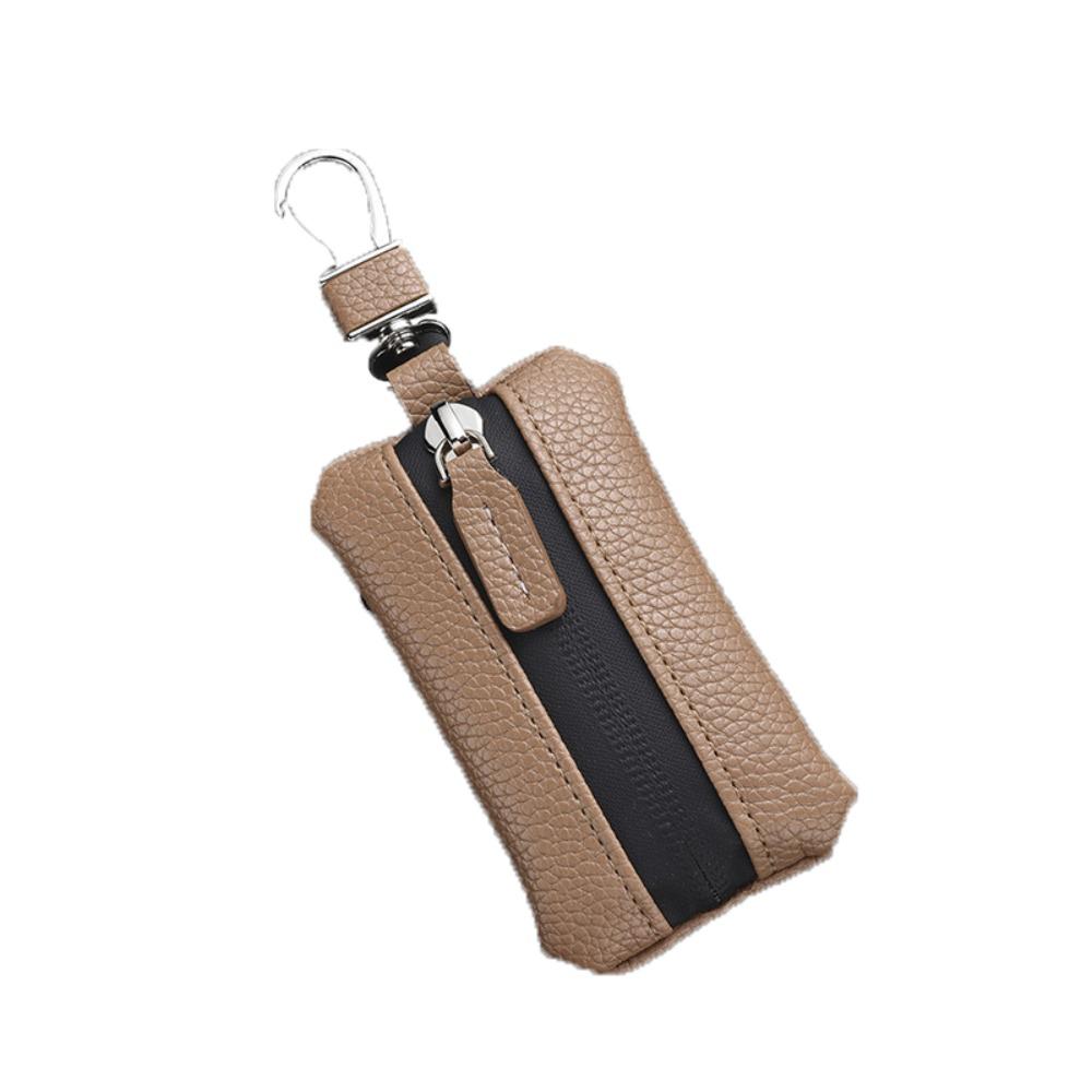 Luxury Car Key Bag Large Capacity Keychain Holder Universal Leather Key Case  Unisex