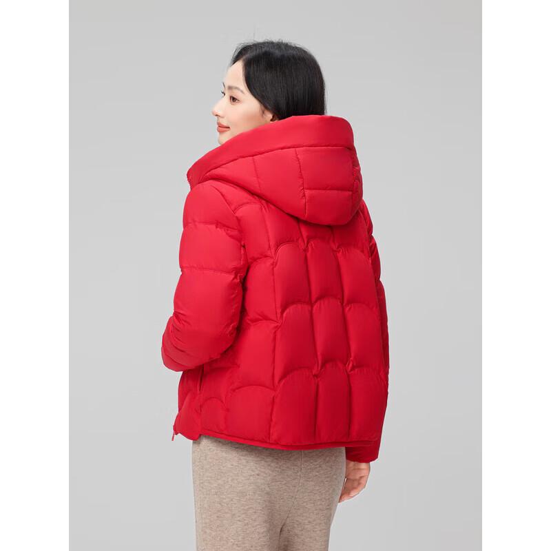 SNOWFLYING Short Collarless Down Jacket