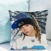 Federe Cuscini Tom Kaulitz Stampa Double-sided Set Divani Biancheria da Letto Singola Cuscini Decorativi per Soggiorno CushionZS,(14)