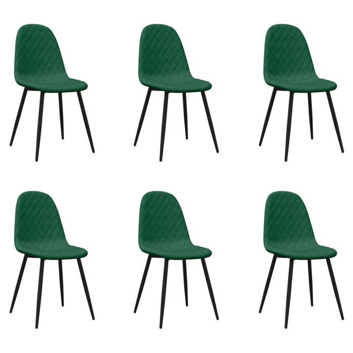 VidaXL Set of 6 Dining Chairs, Dining Seats, Meal Chairs, Dining Room Kitchen Home Interior Furniture, 3082883