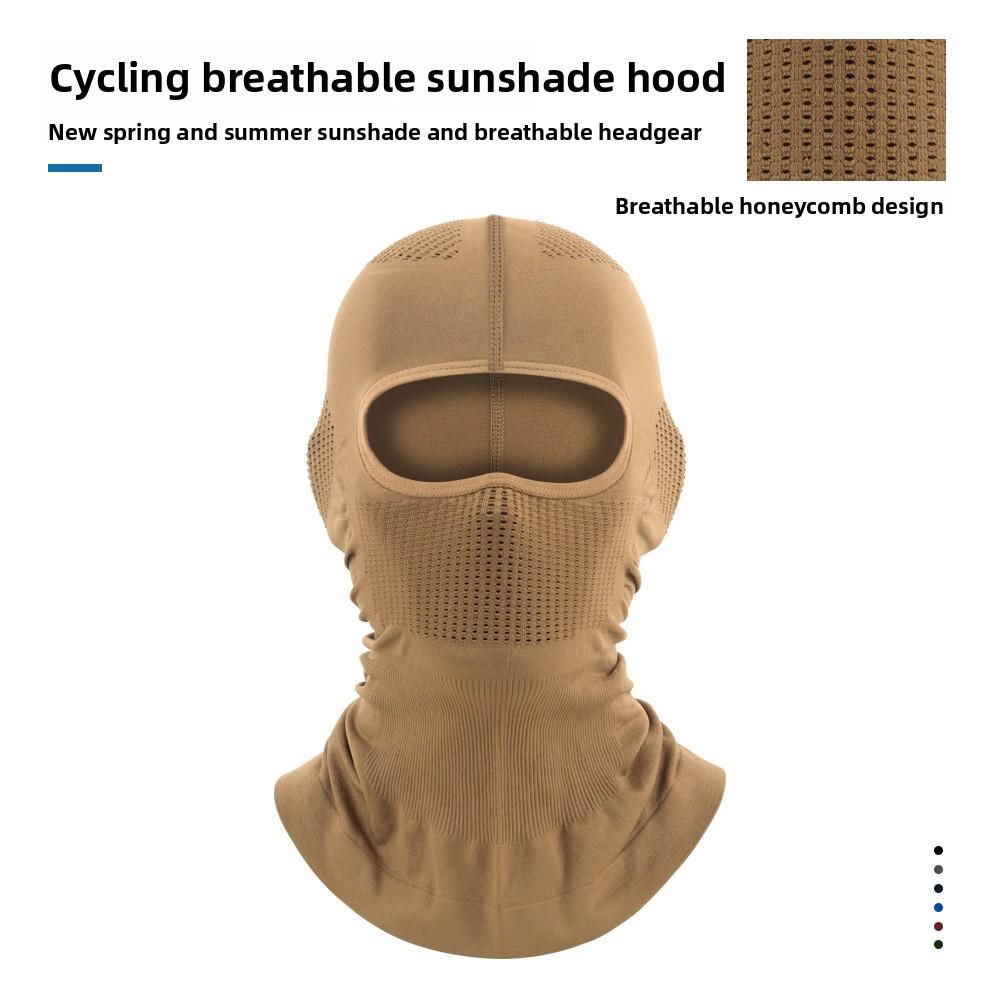All Seasons Knitted Unisex Outdoor Sports Face Neck Balaclavas Sun Protection Motorcycle Neck Scarf Thin Breathable Ski Mask