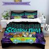 3pcs Scooby-Doo Duvet Cover Set, 1 Duvet Cover + 2 Pillowcases (No Insert), High-Definition Print for All Seasons,Durable yy251103053