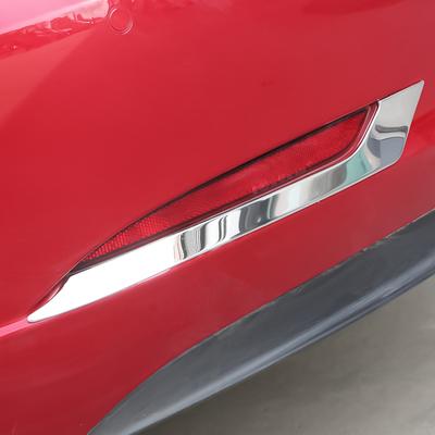 For Tesla Model 3 Model3 2017 - 2025 Rear Fog Light Trim Tail Fog Lamp Cover Decoration Sticker Trim Car Styling Accessories