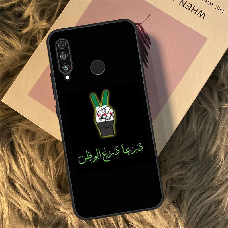 Syrian Revolution Flag For Huawei Nova 5T 3i 7i 8i 11i 12i 9 10 SE Y60 Y61 Y70 Y72 Y73 Y90 Y91 P30 P40 Lite Case