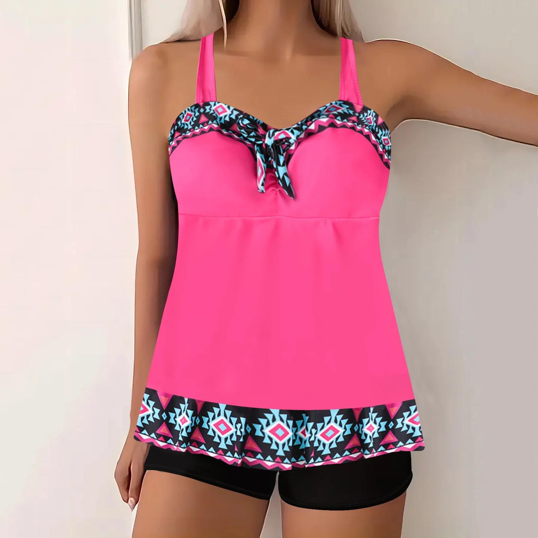 

Распечатать Купальник из двух частей Купальники Женские пляжные купальные костюмы Push Up Biquini Bandeau Женский купальник Женский купальник 3XL розы красного