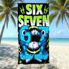 Explosives 67 Digital Bedrucktes Strandtuch Sandfest Absorbierendes Badetuch Meeresurlaub Schnelltrocknendes Handtuch