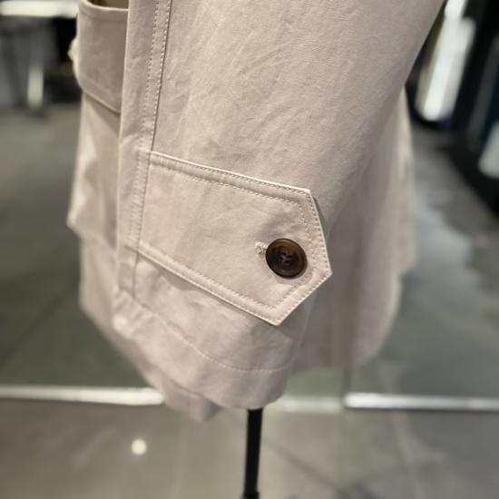VOV Cotton Belted Half Trench Coat