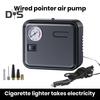 120W Portable Car Electric Air Pump Mini Tire Inflator 12V Portable Air Compressor Car Motorcycles Pressure Gauge Pump