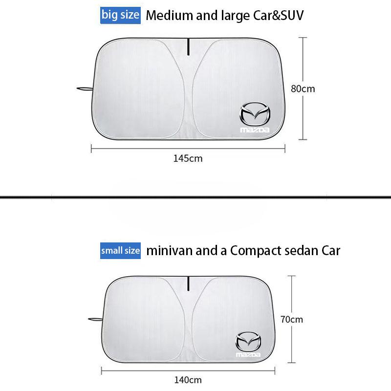 Car Windshield SunShade Cover Tools Auto Accessories For Mazda 2 3 4 5 6 7 8 323 626 CX5 CX7 CX9 RX8 MX3 MX5 Auto Accessories NG4