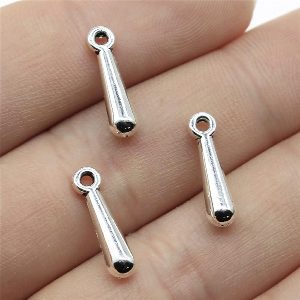 40pcs Water Drops End Beads Earrings Charms For Jewelry Making Supplies Diy Necklace Accessories Crafts Wholesale