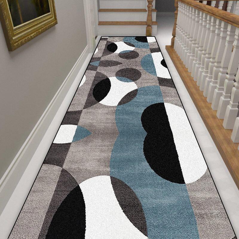 

Европейский Геометрический Длинный Ковролин для Коридора Ковровые Дорожки для Холла Отеля Нескользящий Настраиваемый Ковер Вилла Лестница Коридор Дверной Проходной Коврик 160*200cm