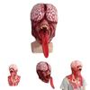 Bw Gy-a019 Long Tongue Monster Latex Bald Tyrant Headgear Halloween Horror Mask